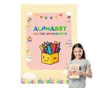 WJnflQN Kindergarten Notebooks, Learning Writing for, Sensory Activities Kindergarten for Home Learning School Travel Airplane