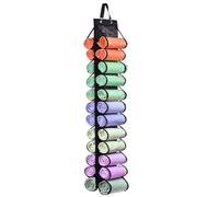 WJnflQN Legging Storage Organizer | 24 Pockets Closet Organizers for Pants | Double-sided Space Saver Bags, Over The Door Legging Storage Hanger, 24 Pockets Shirts Storage for Closet