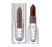 WJnflQN Makeup Lip Gloss Matte,Lip Crayon for Women | Non-Sticky Double Color Lip Gloss, Long Lasting Hydrating Lipstick for Healthy Looking Lips