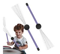 WJnflQN Percussion Drum Brush Stick | Retractable Wire Drum and Percussion Brushes - 1 Pair Wire Percussion Brushes for Jazzes Music Lovers