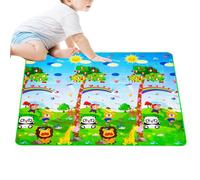 WJnflQN Play Mat - Non-Slip Educational Mat, Printed on Both Sides Mat for Indoor and Outdoor Crawling Mat Group Activities