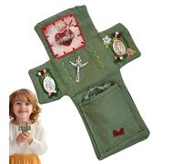 WJnflQN Pocket Prayer Quilt | Small Pocket Shrine Fabric | Christian Crafts Kitchen Decoration for Men Friends Family Teens Birthdays Holidays Church Home