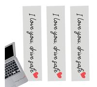 WJnflQN Rear View Mirror Sticker, 3 Pieces, Waterproof Accessories for the Rear View Mirror, Car Sticker, for Laptop, Truck, Interior, Roadtrip, Travel, Long Distance Driving