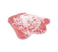 WJnflQN Silicone Foot Scrub, Silicone Foot and Back Scrubber Mat for the Shower, Wall Mounted Suction Cup Bathroom Accessories for Men, Women, Heel Callus Removal, Skin Care