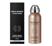 WJnflQN Spray Foundation, 70 ml High Coverage Masking Cream, Liquid Make-Up, for Festivities, Travel, Weddings, Events Women