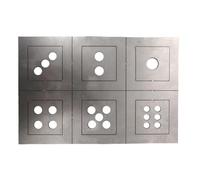 WJnflQN Stainless Steel Welding Cube, Stainless Steel Welding Exercise Set - Beginners Welding Mild Steel Sheet - Robust Low Carbon Steel Sheets for Beginners to Practice Welding and Game Enthusiasts