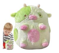 WJnflQN Stuffed Cow Plush - Cute Soft Plush Doll,Animal Pillow for Teens Girls Boys Youth Kids Women Men Family Friends Daughter Son Baby