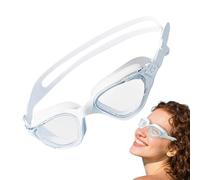 WJnflQN Swim Goggles - Pool Swimming Wear Goggles,All-Day Wear Safety Equipment, Adjustable Eyeglasses for Training, Diving, Snorkeling, Water Park