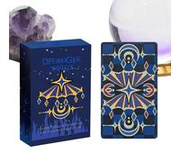 WJnflQN Tarot Cards, 78-Piece Deck for Family Evenings and Fortune Divination | Fortune Telling Board Game | For Children Adults Spiritual Seekers Meditation Practitioners Reflective People