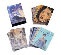 WJnflQN Tarot Cards - Fortune Telling Oracle Cards | Divination Board Playing Entertainment Fun Tool for Family Gathering Parties Adults