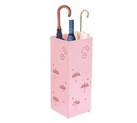 WJnflQN Umbrella Storage Bin - 304 Stainless Steel Umbrella Stand Rack - Umbrella Basket With Geometric Hollow Pattern, Entryway Umbrella Holder For Hotels