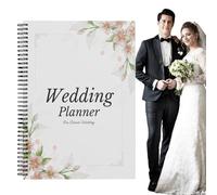WJnflQN Wedding Book Planner - Hardcover Wedding Planner Journal,Engagement Planning Organizer Notebook for Effective Organization