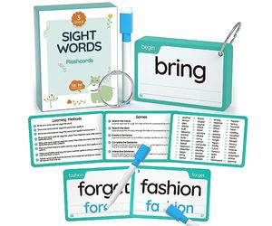 WJPC High Frequency Sight Words Flash Cards 2nd, 3rd Grade (Third-Grade) for 7,8.9 Years Age Kids Boys, Girls, Homeschool Learn to Read, Write.