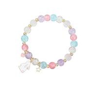 WJR Lovely Bead Bunny Pendant Bracelet Spring Festival Easter Bracelet Happy Easter Bracelet Easter Jewelry Gift, S, Zinc, no gemstone