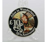 WJTOPGYH Alice In Wonderland Commemorative Coin Diamond-plated Silver Commemorative Coin Commemorative Medal best Gift-Pure White