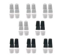 WJUAN Cable Saver Protector, 8 Pcs ABS + PP Cord Management Cover for Type-C, USB, Headphone, Mouse, Keyboard Cables, Prevents Breakage, 2 Colors