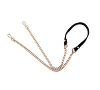 WJUAN PU Leather Chain Strap, Long Bag Chain Strap Length 120 cm Apply to Women Handbags Shoulder Bag Purses (Golden)