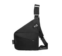 WJUHYGTF Anti Theft Bag, Shoulder Bag, Chest Bag, Anti-Theft Bag, Travel Security Bag for Women and Men,Black,Right