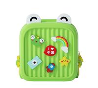 WJUHYGTF Backpack Cartoon Backpacks, Eva Baby Pet Bag Book Bag Party Favor Kids Birthday Shoulder Bag for Toddlers Satchel Student Bag,Green
