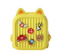 WJUHYGTF Backpack Cartoon Backpacks, Eva Baby Pet Bag Book Bag Party Favor Kids Birthday Shoulder Bag for Toddlers Satchel Student Bag,Yellow