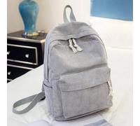 WJUHYGTF Corduroy Backpack Women Girls, School Bag Teenager Travel Backpack Casual Computer School Travel Handbag Soft Shoulder Bag Solid Color Student,F