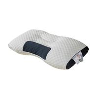 WJUHYGTF Orthopedic Pillow, Antisnoring Migraine Ergonomic Pillow Side Sleeper And Back Sleeper Memory Foam Neck Support Pillow,White