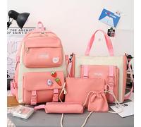 WJUHYGTF Waterproof Fashionable School Bag Sets, with Handbag, Pencil Case Coin Bag School Backpack for Kids Teenagers Satchel for Girls Boys,I