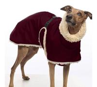 WJUHYGTF Whippet Coat, Greyhound Dog Jacket, Winter Pet Clothes, Fleece Lined, Waterproof, Thick, D,L