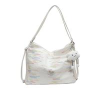 WJUHYGTF Women Backpack Handbag Bag 2-in-1, School Bags Anti Theft Daypack Shoulder Bags for Travel Multifunction,White