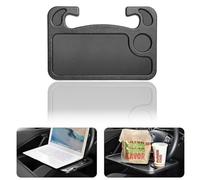 Car Steering Wheel Tray for Toyota Yaris/Yaris Cross, Portable Steering Wheel Table Double-sided Steering Wheels Desk for Food,A/Black