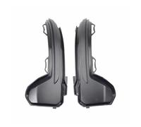 Wjwftcmk 2 Pieces For VW For Tiguan MK2 For Touareg MK3 2017 2018 2019 2020 Dynamic LED Turn Signal Blinker Mirror Flasher Light LED Wing Mirror Indicator(Black shell)