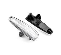 Wjwftcmk 2pcs For Mitsubishi For Sport For Mirage For For Evolution X LED Dynamic Side Marker Turn Signal Lights Mirror Turn Signal Light(Crystal)