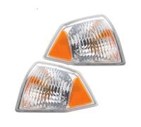 Wjwftcmk Corner Light For Jeep For Compass 2007 2008 2009 2010 Headlight Corner Lamp Turn Signal Light Side Marker Parking Light Turning LED Wing Mirror Indicator(L and R lights)