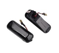 Wjwftcmk Dynamic LED Side Marker Lights Turn Signal Indicator Car Accessories For Civic EK 2/3/4dr For Ballade For CRV For Prelude 1995-1999 LED Wing Mirror Indicator(Dynamic Smoked Black)