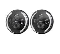 Wjwftcmk Front Headlight For Nissan For Patrol Y60 For Safari For BENZ-G55 | DRL Headlight 45w 4x4 7inch Round Halo Headlights 7" LED Headlamp With/no Amber Turn Signal