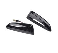 Wjwftcmk LED Turn Signal Light Blinker Indicator Side Marker Lamp For Opel For Vauxhall For Astra J K For Crossland X For Grandland For Insignia B LED Wing Mirror Indicator(Dynamic Smoked)