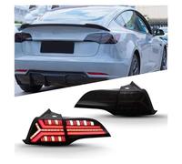 Wjwftcmk Rear Tail Lights For Tesla For Model 3 2017-2018 2019 2020 2021 2022 Modified Taillight Assembly For Full LED Rear Taillights Dynamic DRL(C)