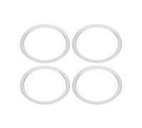 Wjwftcmk Universal Car Interior Accessories 4Pieces Car Door Sound Stereo Audio Cover Trim Ring Tweeter Speaker Cap For Nissan For X-Trail For Rogue For T32 2013-2017(Silver)