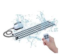 WJWWO Home Bubble Bath Machine - 9 Speed Adjustment, Surfing Bath Mat, Non-Slip Bath Mat With Inflatable Pillow And Remote Control, Surfing Press Mat, Full Body Spa Machine