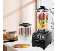 WJWWO Professional Blender Smoothie Maker 5500W, 10 Speed Settings, 6 Stainless Steel Blades,Protective Cup For Making Milkshakes And Smoothies,A