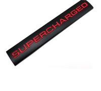 WJWZZGYL 2pcs Car Styling Letters Logo Emblem Supercharged,Car Emblems Decals Sticker Car Rear Trunk Badge Sticker Decal Exterior Auto Decor,B