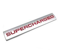 WJWZZGYL 2pcs Car Styling Letters Logo Emblem Supercharged,Car Emblems Decals Sticker Car Rear Trunk Badge Sticker Decal Exterior Auto Decor,D