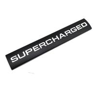 WJWZZGYL 2pcs Car Styling Letters Logo Emblem Supercharged,Car Emblems Decals Sticker Car Rear Trunk Badge Sticker Decal Exterior Auto Decor,C