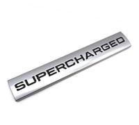 WJWZZGYL 2pcs Car Styling Letters Logo Emblem Supercharged,Car Emblems Decals Sticker Car Rear Trunk Badge Sticker Decal Exterior Auto Decor,A