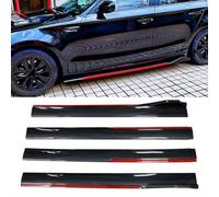 WJWZZGYL Car Side Skirts for Jeep Compass 2018-2020,Running Boards Step Bar Side Skirts Extension Rocker Panel Splitter Lip Car Exterior Styling Accessories,B/Carbonfiberred