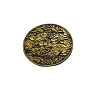 WJXFHTD 2Pack Half Moon Cabinet Pulls Chinese Style Handle Unique Cabinet Hardware Antique Zinc Alloy Handle (Dark Bronze)