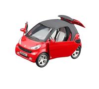 WJXNNON 1:32 For Mercedes Benz Smart Mini GT Alloy Metal Diecast Car Model Sound And Light Gift(Red)