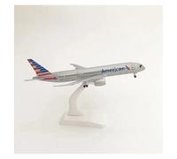 WJXNNON 20CM For American Airlines B777 Airplane Model With Landing Gear Alloy Metal Diecast Aircraft Model Toy Plane Gift