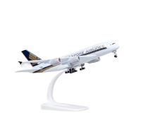 WJXNNON 20CM Metal Alloy Modern Home Decoration Aircraft Model A380 For Singapore Airlines Airplane Diecast Games Airplane Collected Gift