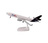 WJXNNON For Air Fedex Express Airlines MD-11 Alloy Metal Diecast Airplane Model Plane Aircraft With Airplanes Decoration Model Plane 20cm